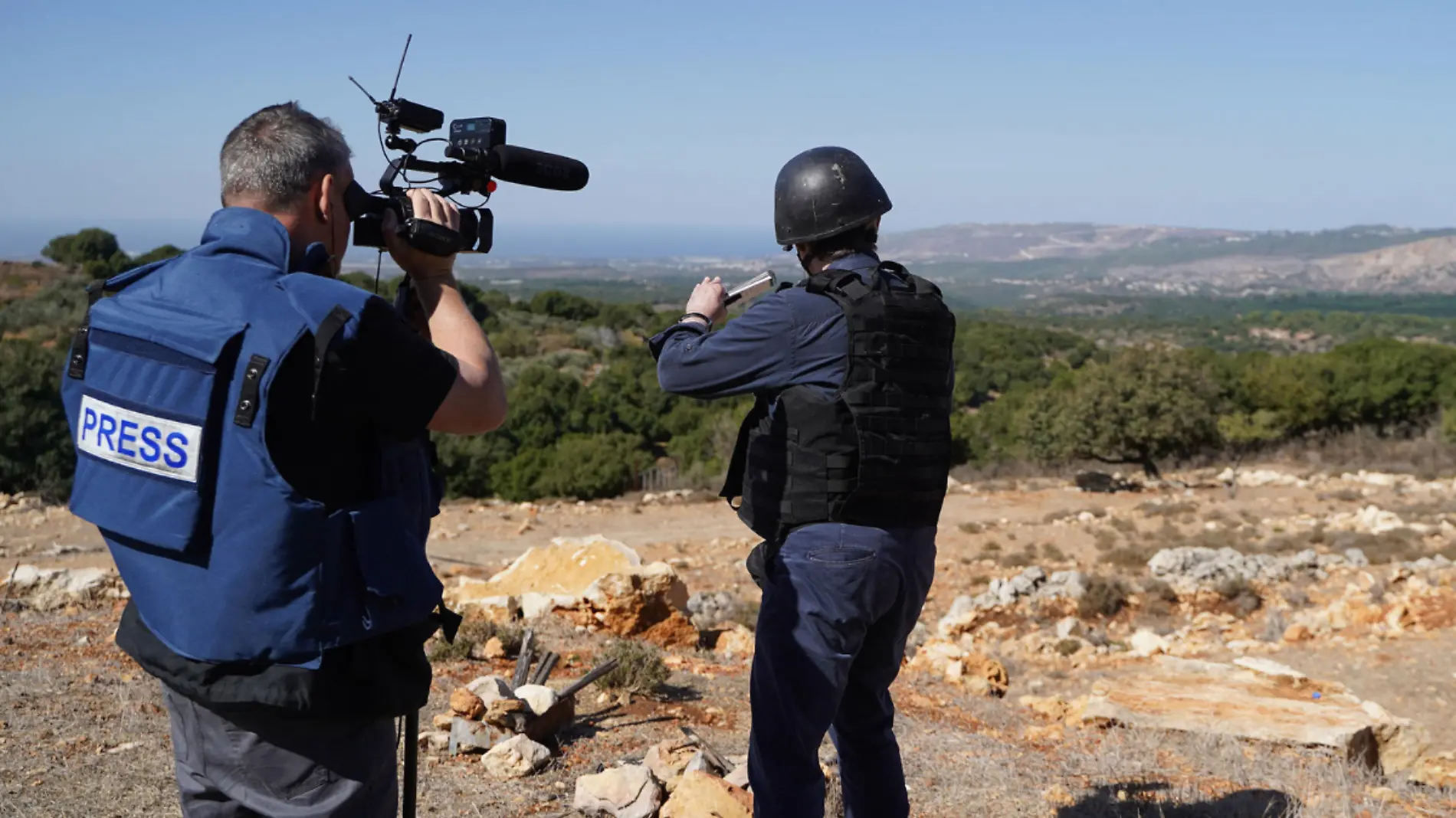 Periodistas en Gaza 